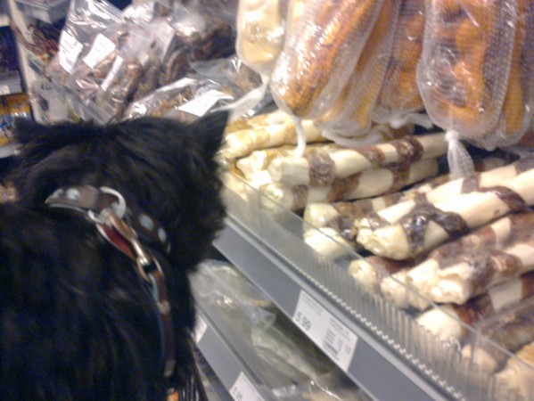 Bickel kijkt naar de worstjes